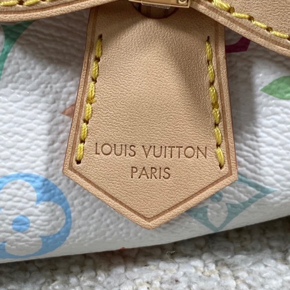Authentic Pre-Owned Louis Vuitton x Takashi Murakami Nano Speedy Bag in White - Picture 15 of 16